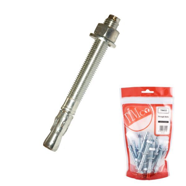 Through Bolt 12 X 180 BAG X  8 12180TBB