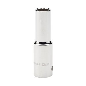 Draper Deep Chrome Socket 1/2"DR 22MM 33788