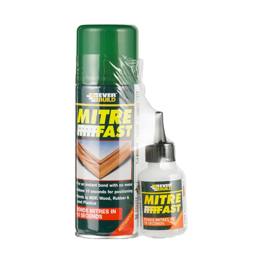 Mitre Fast Adhesive Kit 50G/200ML