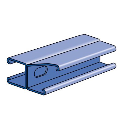 Heavy Duty Back to Back Slotted Channel 41 x 41mm 3MT Unistrut ...