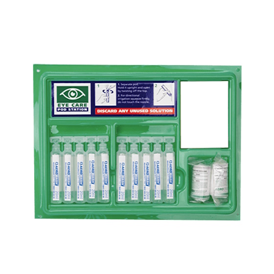 Wall Mountable Eyewash 20ml Pod Station