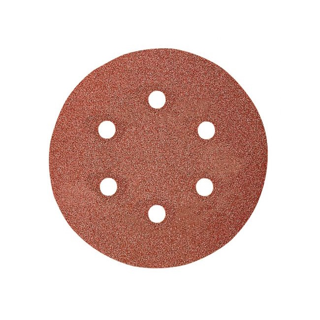 Velcro Sanding Discs 150mm / 6" 6-HOLE 240G Pack of 100