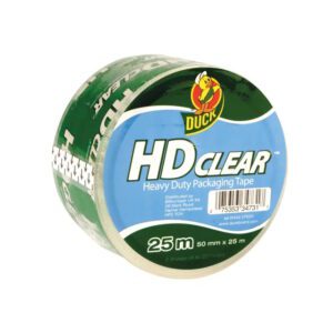 Packing Duck Tape Heavy Duty 50mm x 25m Clear SHU222181