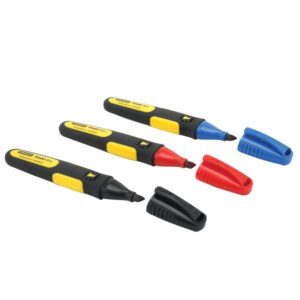 Stanley FatMax Chisel Tip Markers (Pack 3) STA047315